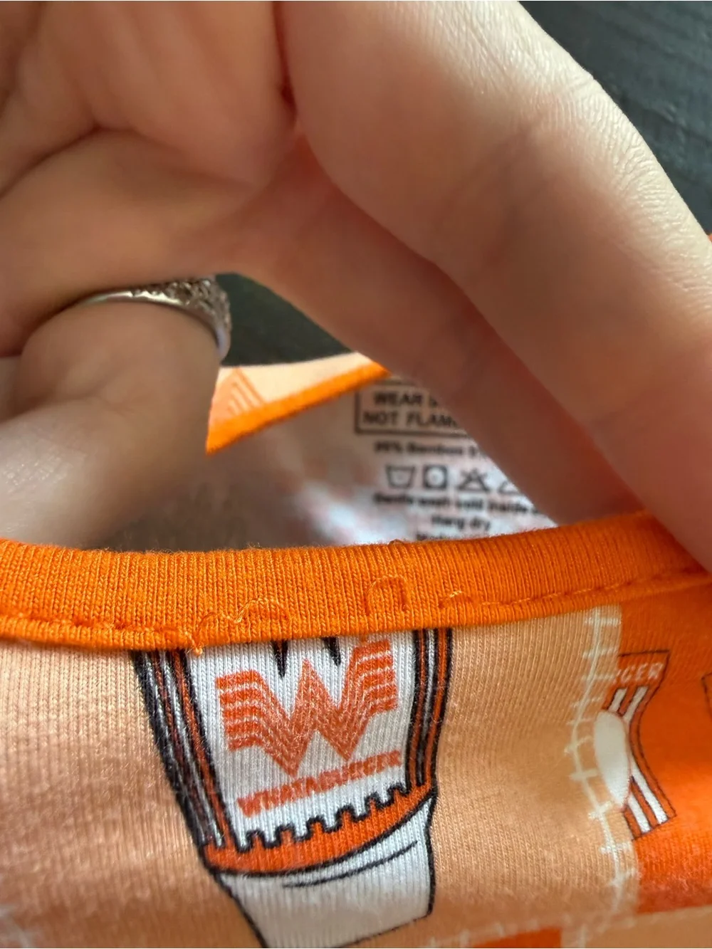 Whataburger Bamboo Pjs 5/6 T